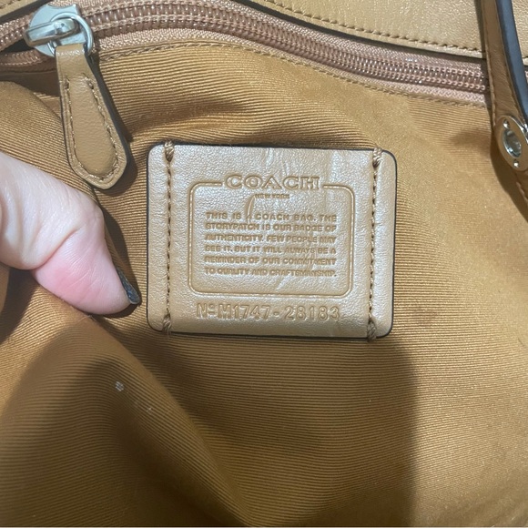 Coach Floral PVC Tote Cream Pink Women’s One Size - Picture 9 of 10